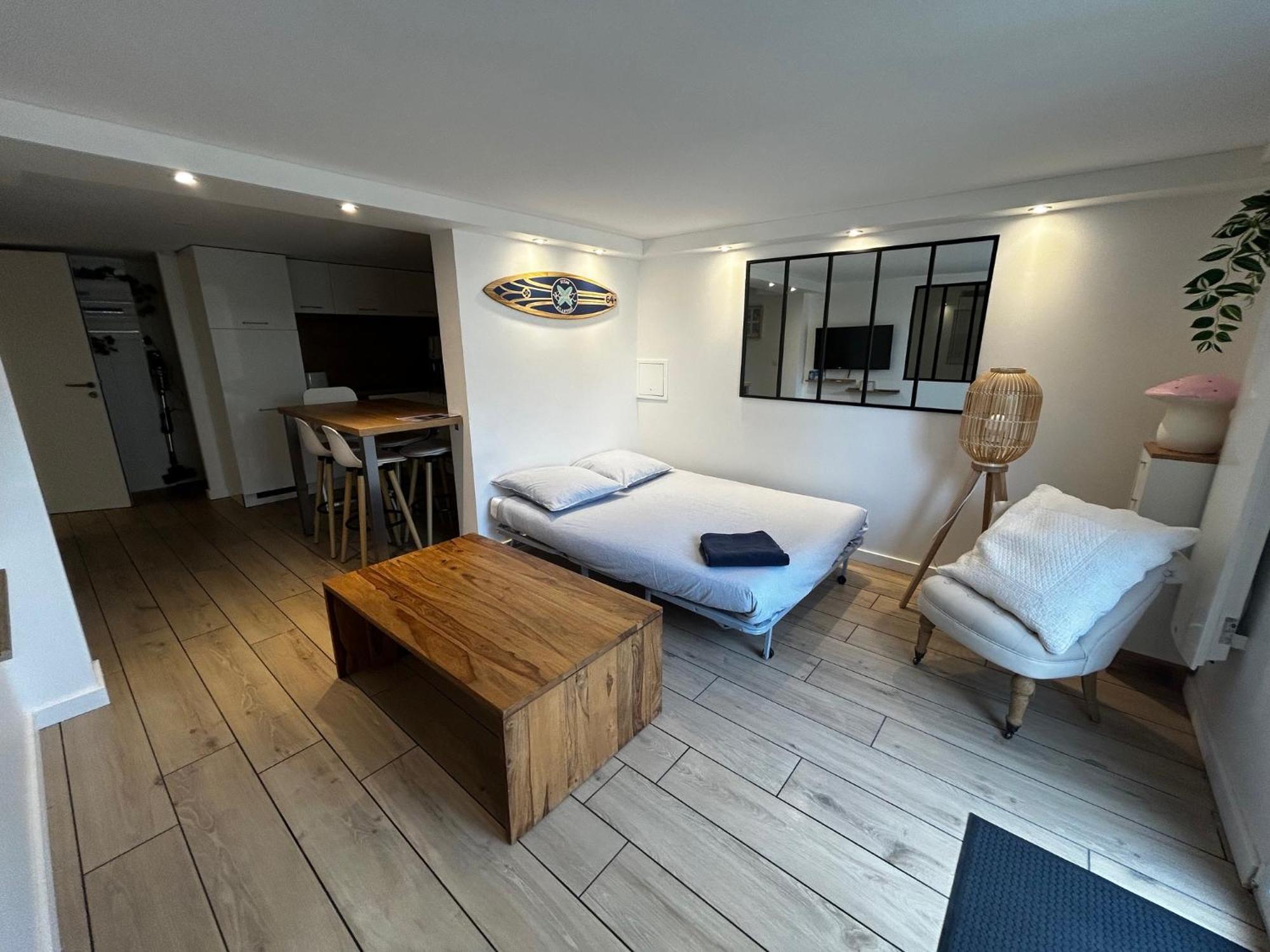 Logement Avec Piscine Privee Chauffee Biarritz Exterior foto